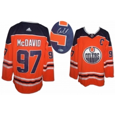 Connor McDavid signed Edmonton Oilers Hockey Jersey Beckett Authenticated